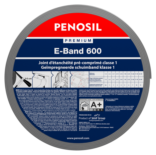 Premium E-Band 600 mousse d’étanchéité de classe 1