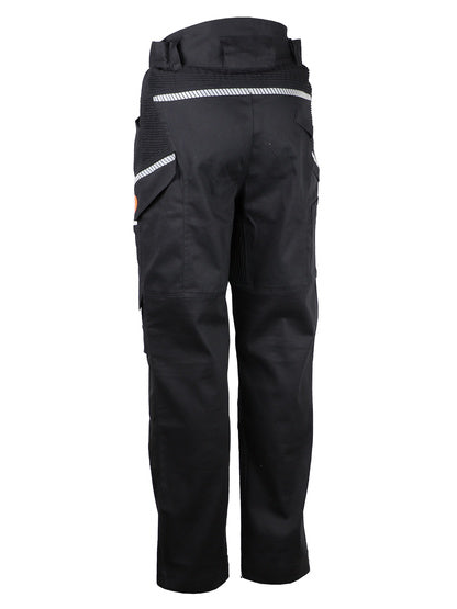 PANTALON DE TRAVAIL, 98% COTON 2% ÉLASTHANNE / CORDURA® - 265 G/M².